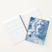 Leeuw en Lam Wolken Notitieboek (Binnen)