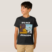 Leeuw en Lam Zachte vrede T-shirt (Voorkant volledig)