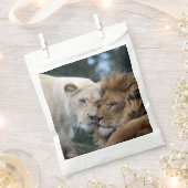 Leeuw en leeuwen bedankzakje (Geknipt)