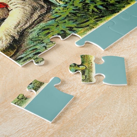 Leeuw en Leeuwin bruiloft Legpuzzel (Zijkant)