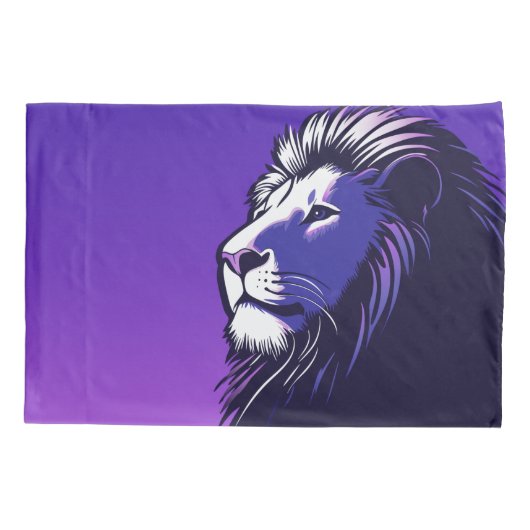 Leeuw en luipaard zijn en haar kussensloop (Achterkant-Links)