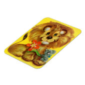 leeuw en muis magneet (Linkerzijde)