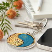 Leeuw en waterdraak sleutelhanger (Voorkant Rechts)