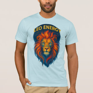 Leeuw Energie Grafisch T-Shirt voor Mannen