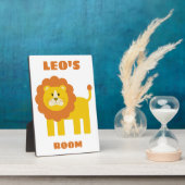 Leeuw Fotoplaat (Zijkant)