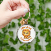 Leeuw Geboren om te Regeren Sleutelhanger (Hand)