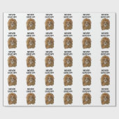 Leeuw geeft leeuw nooit op cadeaupapier (Vlak)