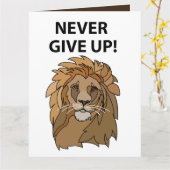 Leeuw geeft leeuw nooit op kaart (Gele Bloem)