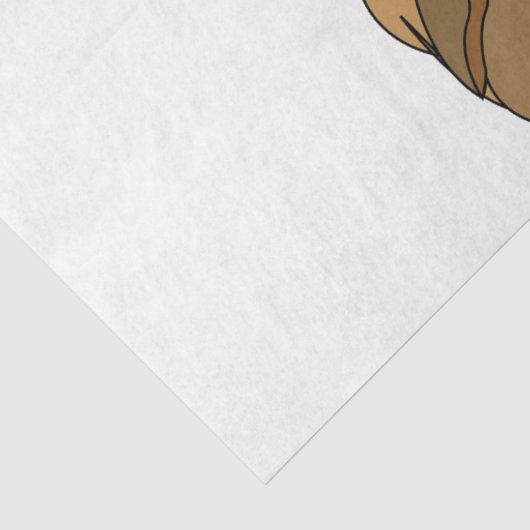 Leeuw geeft leeuw nooit op tissuepapier (Detail)