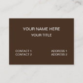 Leeuw geeft leeuw nooit op visitekaartje (Achterkant)