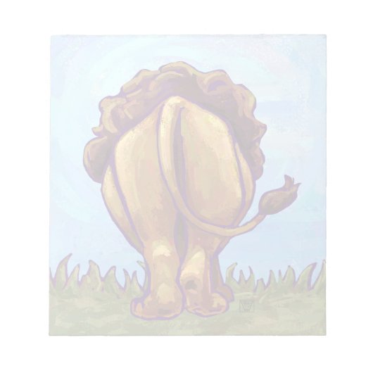 Leeuw Geschenken & Accessoires Notitieblok (Voorkant)