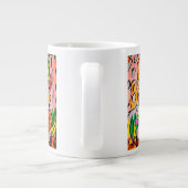 Leeuw gewoon chill grote koffiekop (Achterkant)
