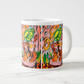 Leeuw gewoon chill grote koffiekop (Voorkant rechts)