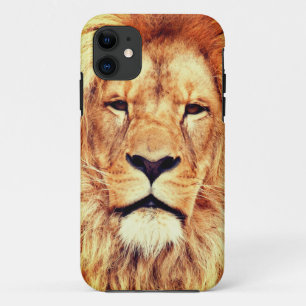 Leeuw Gezicht Schilderen Kunstwerk-17335 Case-Mate iPhone Case
