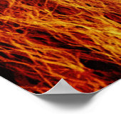 Leeuw Gezicht Schilderen Kunstwerk-17335 Poster (Hoek)