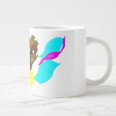 Leeuw golf kunst grote koffiekop (Rechts)