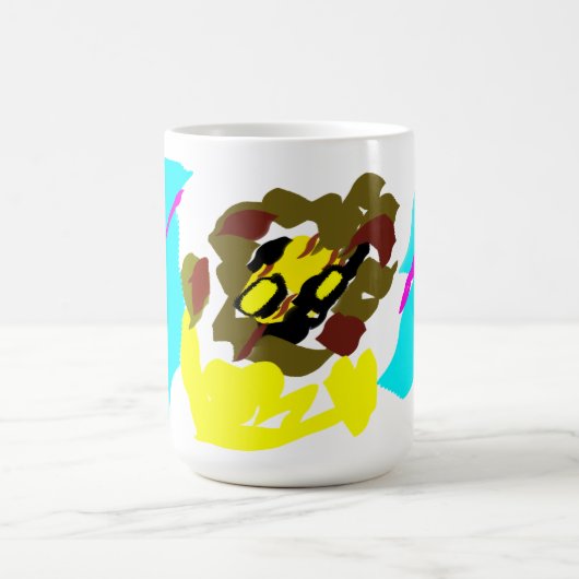 Leeuw golf kunst koffiemok (Center)