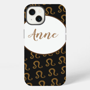 Leeuw, Gouden Astrologie Sterrenbeeld iPhone 13 Hoesje