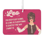 Leeuw grappige horoscoop luchtverfrisser (Achterkant)