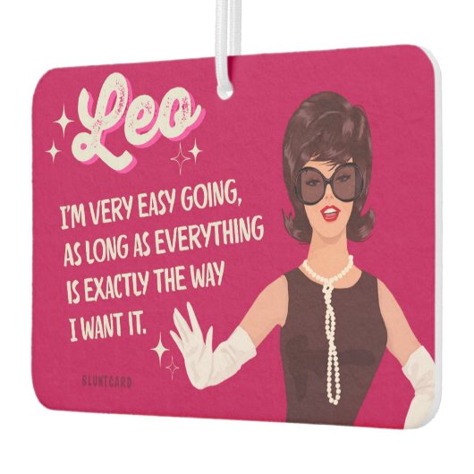 Leeuw grappige horoscoop luchtverfrisser (Links)