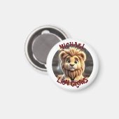 Leeuw groeit magneet (Voorkant / Achterkant)