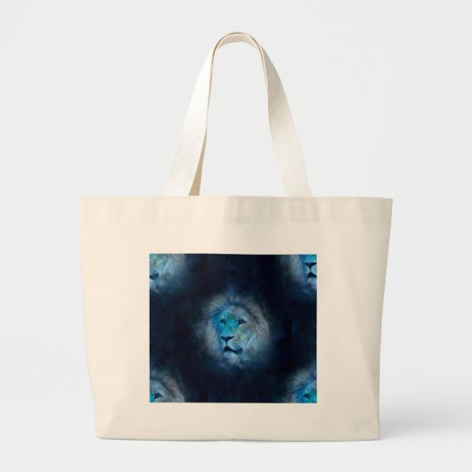 leeuw grote tote bag (Voorkant)