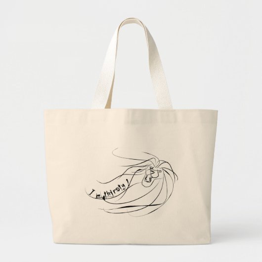 leeuw grote tote bag (Voorkant)