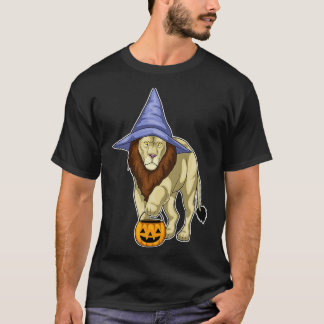 Leeuw Halloween Heksenpompoen T-shirt