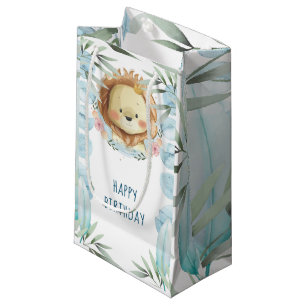 Leeuw Happy Birthday Klein Cadeauzakje