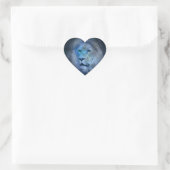 leeuw hart sticker (Tas)