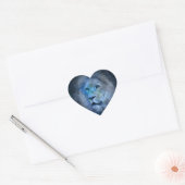 leeuw hart sticker (Envelop)