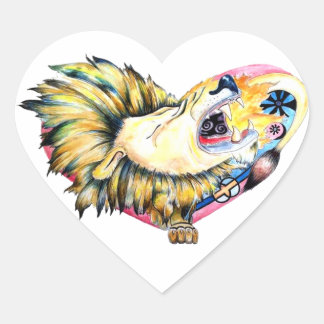 Leeuw Heartimal sticker