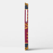 Leeuw hoofddoek: gouden motief. Case-Mate iPhone case (Achterkant / Links)