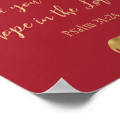 Leeuw Hoop in de Heer Poster (Hoek)