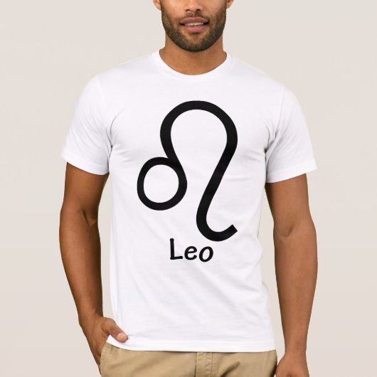 Leeuw, Horoscoop, symbool, astrologie T-shirt (Voorkant)
