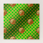 Leeuw & Hout Geit Legpuzzel (Horizontaal)