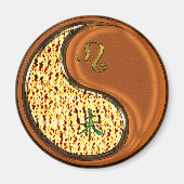 Leeuw & Hout Geit Magneet (Voorkant)