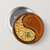 Leeuw & Hout Geit Ronde Button 7,6 Cm (Voorkant /achterkant)
