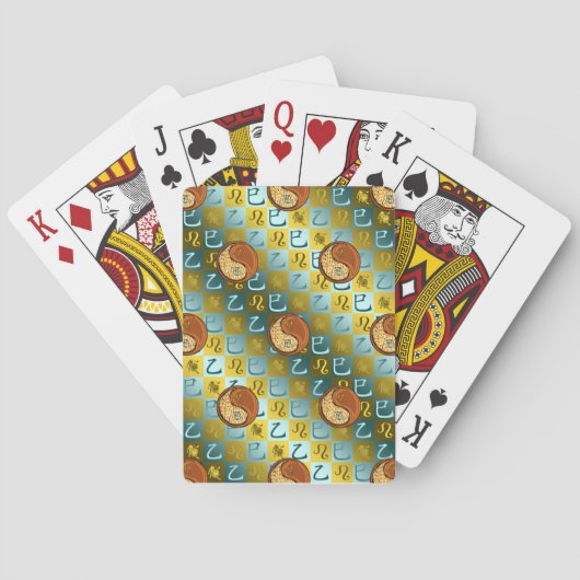 Leeuw & Hout Slang Pokerkaarten (Achterkant)