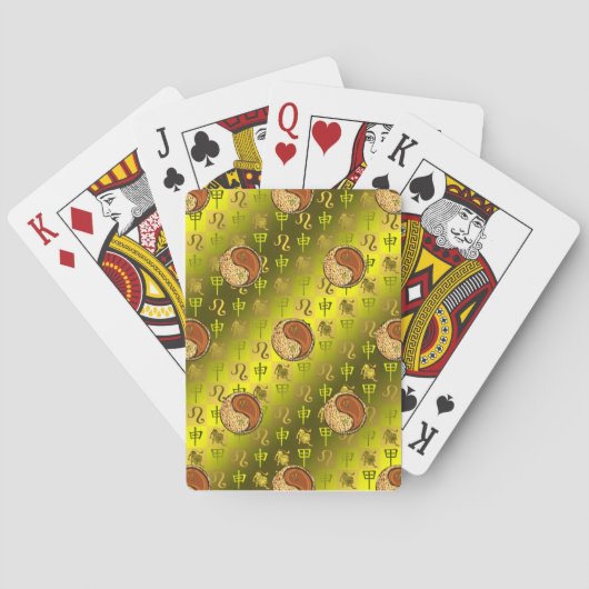 Leeuw & Houten Aap Pokerkaarten (Achterkant)