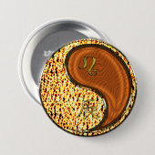 Leeuw & Houten Draak Ronde Button 7,6 Cm (Voorkant /achterkant)