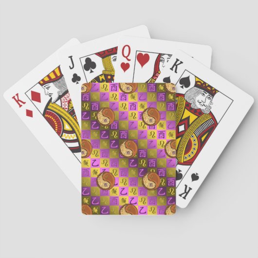 Leeuw & Houten Haan Pokerkaarten (Achterkant)