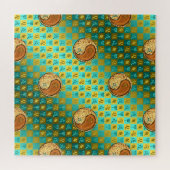Leeuw & Houten Hond Legpuzzel (Horizontaal)