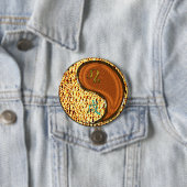 Leeuw & Houten Hond Ronde Button 7,6 Cm (In situ)