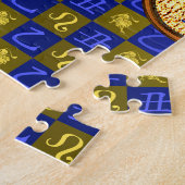 Leeuw & Houten Os Legpuzzel (Zijkant)