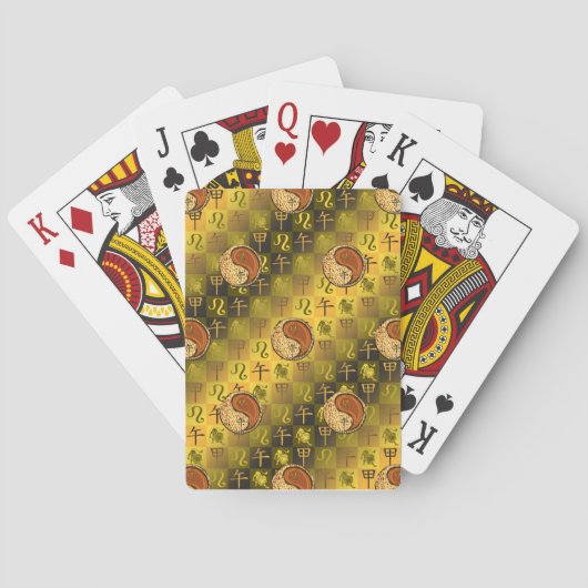 Leeuw & Houten Paard Pokerkaarten (Achterkant)