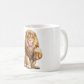 Leeuw Iced Coffee Bubble Gum Trendy Dier Koffiemok (Voorkant rechts)