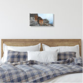 Leeuw in de bergen (door Richard Friese) Canvas Afdruk (Insitu (Slaapkamer))