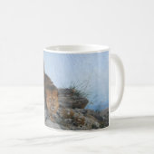 Leeuw in de bergen (door Richard Friese) Koffiemok (Voorkant rechts)