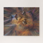 Leeuw in de galerij Jigzaag Puzzle Legpuzzel (Horizontaal)